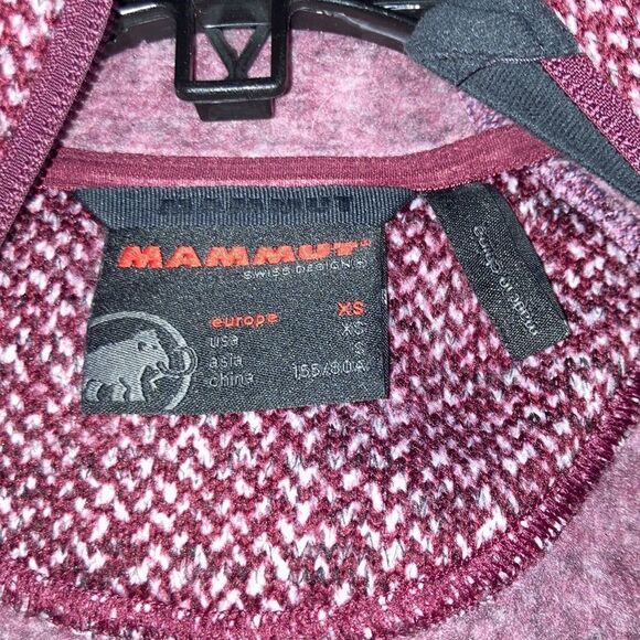 Mammut Kachemak Fleece Hoodie Jacket in Merlot - Picture 4 of 6